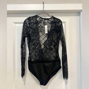 CBR Black Lace Bodysuit